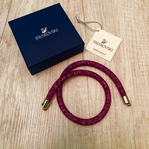 Swarovski Jewelry - Swarovski Purple/Fuchsia Stardust Bracelet